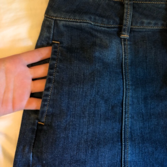 American Eagle button up jean skirt - Picture 2 of 5